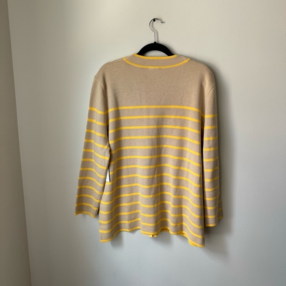 TUCKERNUCK Chai Stripe Lauren Cardigan sweater - Picture 5 of 12